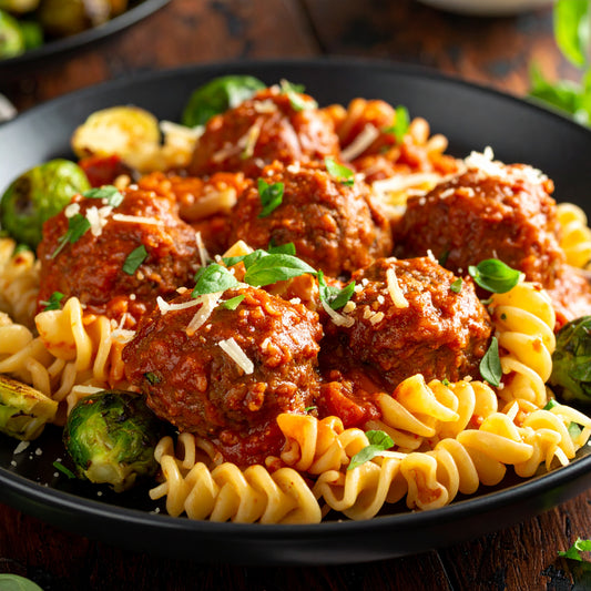 Pork & Beef Meatballs with Arabiata Sauce